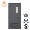 steel fire rated door with vision
