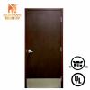 wood fire rated door with kick plate
